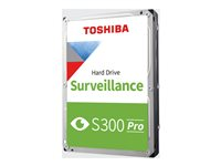 Toshiba S300 Pro MD10ADA400EV - Hårddisk - Övervakning - 4 TB - inbyggd - 3.5" - SATA 6Gb/s - 7200 rpm - buffert: 512 MB MD10ADA400EV