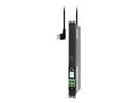 APC EasyPDU EPDU2016S - Kraftdistributionsenhet (kan monteras i rack) - omkopplingsbar - AC 230 V - 3680 VA - 1-fas - Ethernet 10/100/1000, serial, USB - utgångskontakter: 8 (power IEC 60320 C13) - 1U - 19" - 2.5 m sladd - svart EPDU2016S