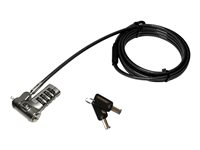 PORT Connect - Lås för säkerhetskabel - universal, kombination lås, med växelbar ankare - 2 m 901235