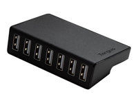 Targus 7-Port USB Desktop Hub - Hubb - 7 x USB 2.0 - skrivbordsmodell ACH115EU
