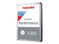 Toshiba X300 Performance HDWR51GUZSVA - Hårddisk - 16 TB - inbyggd - 3.5" - SATA 6Gb/s - 7200 rpm - buffert: 512 MB HDWR51GUZSVA