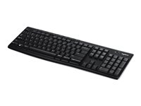 Logitech Wireless Keyboard K270 - Tangentbord - trådlös - 2.4 GHz - nordisk 920-003735