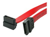 StarTech.com 24in SATA to Right Angle SATA Serial ATA Cable - SATA-kabel - Serial ATA 150/300/600 - SATA (R) till SATA (R) - 61 cm - högervinklad kontakt - röd - för P/N: 25S22M2NGFFR, 25SATSAS35HD, CFAST2SAT25, S322M225R, S32M2NGFFPEX, ST521PMINT SATA24RA1