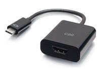 C2G USB-C to HDMI Audio/Video Adapter Converter - 4K 60Hz - Black - Videokort - USB-C hane till HDMI hona - svart - 4K60Hz stöd C2G26935