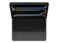 Apple Magic Keyboard - Tangentbord och foliefodral - med pekdyna - bakgrundsbelyst - Apple Smart connector - QWERTZ - tysk - svart - för 13-inch iPad Pro (M4) MWR53D/A