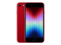 Apple iPhone SE (3rd generation) - (PRODUCT) RED - 5G smartphone - dual-SIM / Internminne 256 GB - LCD-skärm - 4.7" - 1334 x 750 pixlar - rear camera 12 MP - front camera 7 MP - röd MMXP3QN/A