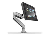 Compulocks iPad Pro M4 11" (2024), Apex Enclosure Reach Articulating Arm - Monteringssats (hölje, vridbar arm) - för surfplatta - låsbar - höggradig aluminium - svart, silver - skärmstorlek: 11" - disk-monteringsbar - för Apple 11-inch iPad Pro (M4) 660REACH11PAPX4B
