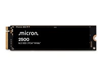 Micron 2500 - SSD - krypterat - 512 GB - inbyggd - M.2 2280 - PCIe 4.0 (NVMe) - 256 bitars AES MTFDKBA512QGN-1BN1AABYYR