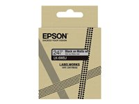 Epson LabelWorks LK-5WBJ - Svart på matt vit - Rulle (1,8 cm x 8 m) 1 kassett(er) hängande låda - bandpatron - för LabelWorks LW-C410, LW-C610 C53S672063