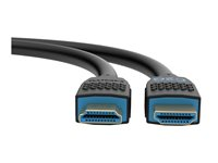 C2G 25ft (7.6m) C2G Performance Series Ultra Flexible High Speed HDMI Cable - 4K 60Hz In-Wall, CMG (FT4) Rated - Hög hastighet - HDMI-kabel med Ethernet - HDMI hane till HDMI hane - 7.6 m - svart - 4K60Hz stöd, dubbelriktad C2G10402