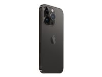 Apple iPhone 14 Pro - 5G smartphone - dual-SIM / Internminne 512 GB - OLED-skärm - 6.1" - 2556 x 1179 pixlar (120 Hz) - 3 st. bakre kameror 48 MP, 12 MP, 12 MP - front camera 12 MP - space black MQ1M3QN/A