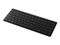 Microsoft Designer Compact - Tangentbord - trådlös - Bluetooth 5.0 - Nordiskt (engelska/danska/finska/norska/svenska) - mattsvart 21Y-00009