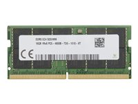 HP - DDR5 - modul - 16 GB - SO DIMM 288-pin - 4800 MHz / PC5-38400 - ECC 6D8T0AA#ABB