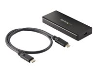 StarTech.com USB-C 10 Gbit/s M.2 NVMe PCIe SSD-inneslutning - Slitstark aluminium externt M.2 PCIe M-Key-hölje IP67-klassad - 1 GB/s läs/skriv - Stöder 2230/2242/2260/2280 - TB3-kompatibel - Mac/PC - Förvaringslåda - M.2 - M.2 Card - USB 3.2 (Gen 2) - svart - för P/N: PEXUSB321C M2E1BRU31C