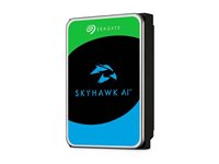 Seagate SkyHawk AI ST20000VE002 - Hårddisk - 20 TB - inbyggd - 3.5" - SATA 6Gb/s - buffert: 256 MB - med 3 års Seagate Rescue Data Recovery ST20000VE002