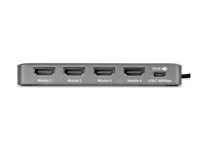StarTech.com - Dockningsstation - för laptop - USB-C - 4 x HDMI - TAA-kompatibel QUAD-USB-HDMI-ADAPT