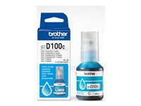 Brother BTD100C - 48.8 ml - hög kapacitet - cyan - original - hängande låda - påfyllnadsbläck - för Brother DCP-T530DW, DCP-T730DW, MFC-T930DW BTD100C
