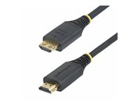 StarTech.com 10ft High Speed HDMI Cable w/Gripping Connectors, 4K 60Hz - Hög hastighet - HDMI-kabel med Ethernet - HDMI hane till HDMI hane - 3 m - skärmad - svart - halogenfri, passiv, 4K60Hz stöd, 1080p stöd 240 Hz, 2K144Hz stöd HDMI2-CABLE-GRIP-10F