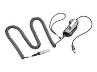 Poly SHS 2005-01 - PTT (push-to-talk)-förstärkare för headset - dubbla kanaler, LEMO FGG.2B.310, inga tillägg - TAA-kompatibel 8K6V7AA