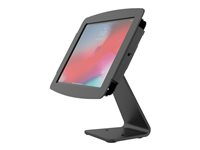 Compulocks iPad 10.2" Space Enclosure Rotating Counter Stand - Monteringssats (hölje, VESA-monteringsbas) - för surfplatta - låsbar - höggradig aluminium - svart - skärmstorlek: 10.2" - bänkskiva - för Apple 10.2-inch iPad (7:e generation, 8:e generation, 9:e generation) 303B102IPDSB