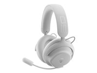 Alienware Pro Wireless Gaming Headset - Headset - fullstorlek - Bluetooth/radiofrekvens 2,4 GHz - trådlös, kabelansluten - aktiv brusradering - USB - månljus PRO-HS-W-DEAM