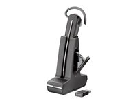 HP Poly Savi 8245 - Savi 8200 series - headset - inuti örat - konvertibel - DECT / Bluetooth - trådlös - USB-A via DECT-adapter - svart - Zoomcertifierad 8D3H2AA#ABB