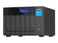 QNAP TVS-H674 - NAS-server - 6 fack - SATA 6Gb/s - RAID JBOD, 0, 1, 5, 6, 10, 50, TM, RAID TP - RAM 16 GB - Gigabit Ethernet / 2.5 Gigabit Ethernet - iSCSI support TVS-H674-I3-16G